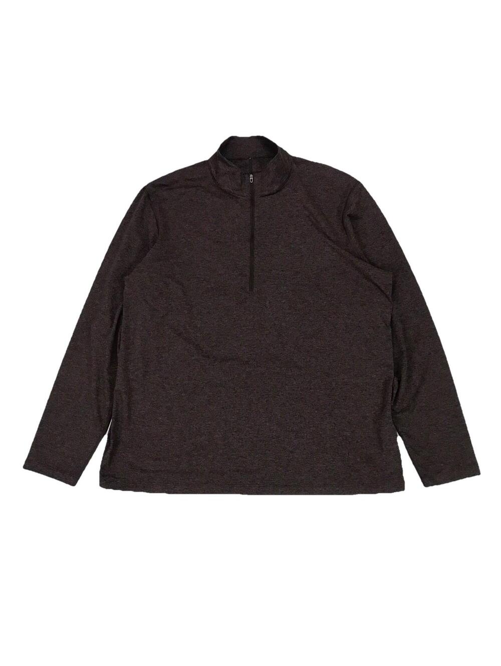 Lululemon Soft Jersey 1/2 Zip Pullover Mens XL Burgundy Sweatshirt Crewneck Gym